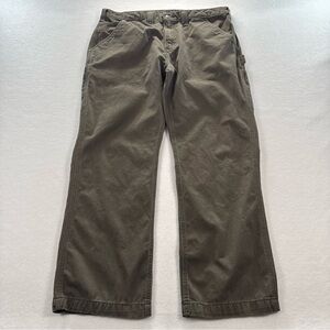 Carhartt Pants Mens 38x30 Work Wear Canvas B324-DFE Relaxed Fit Carpenter Jean